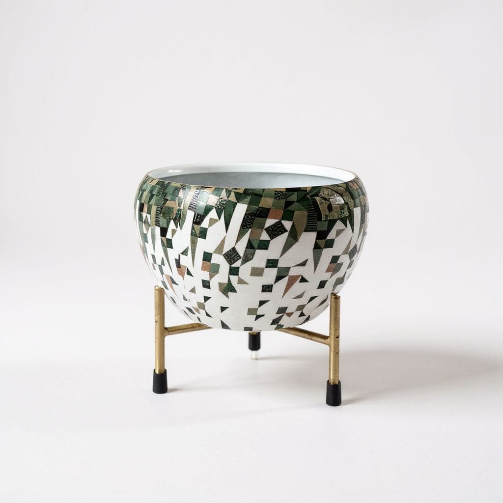 Artistic Green Mosaic