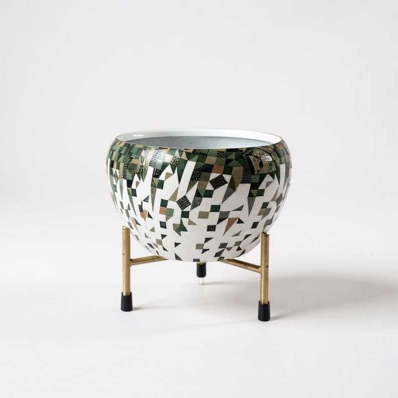 Artistic Green Mosaic