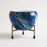 Designer Blue Marble Finish