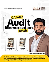 CA Inter - Audit - Memorisation-Batch
