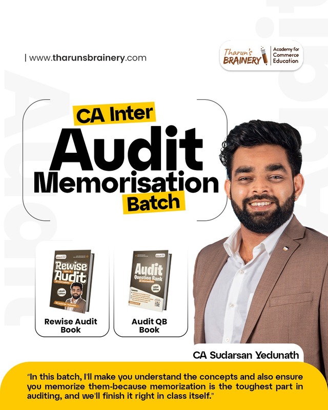 CA Inter - Audit - Memorisation-Batch