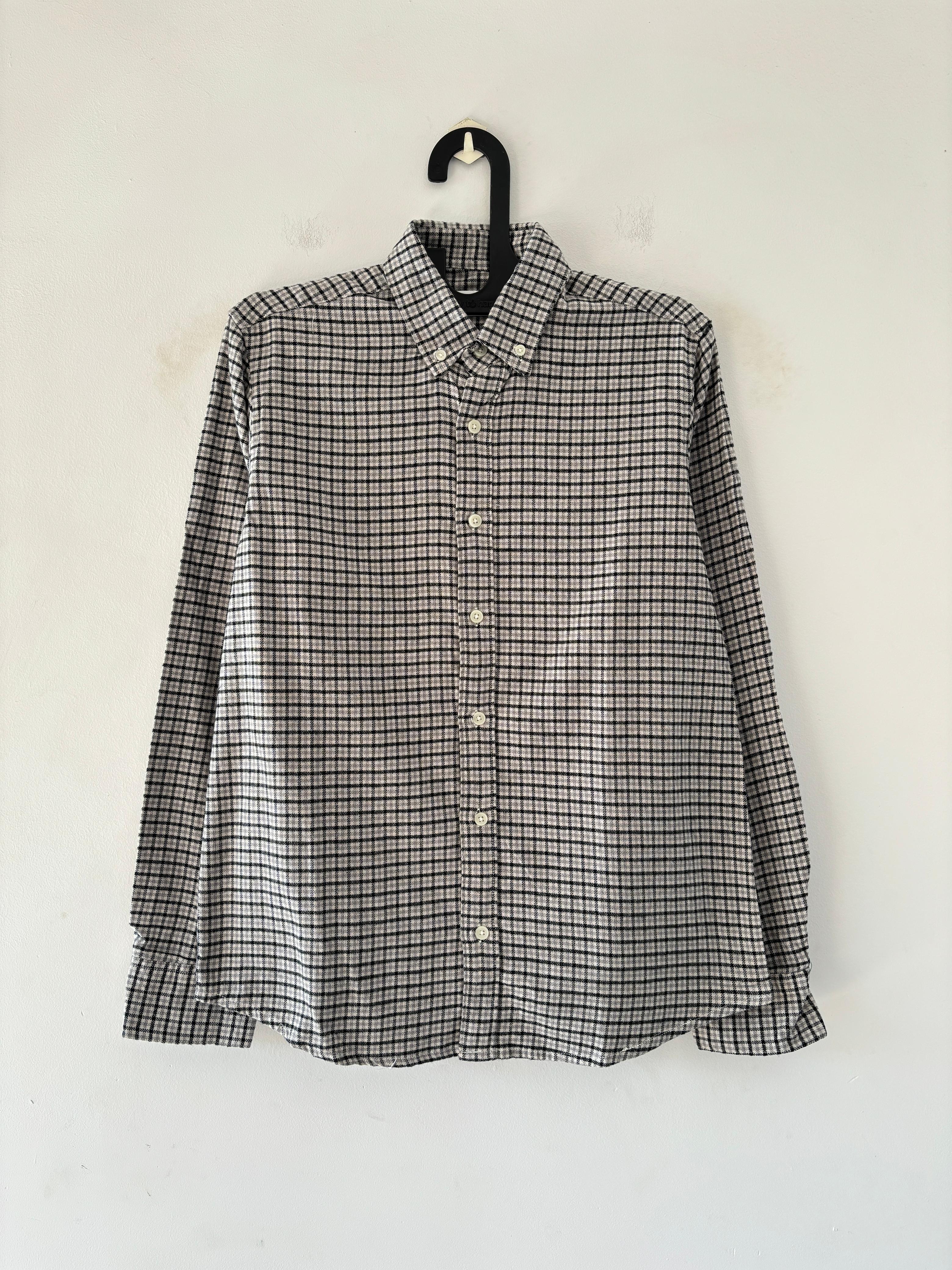 Monochrome Grid flannels