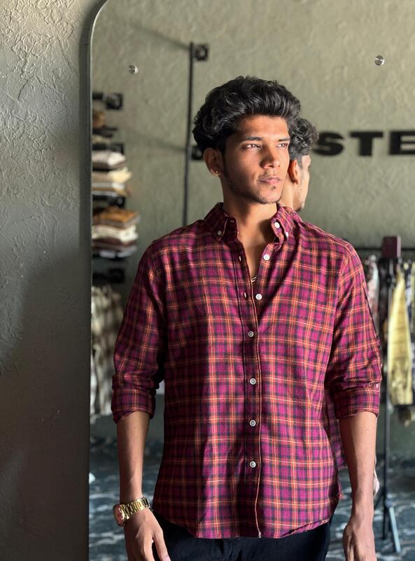 Dusty magenta flannels