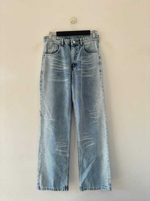 Dust blue whisker straight fit