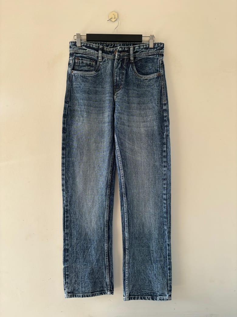 Ocean blue classic straight fit