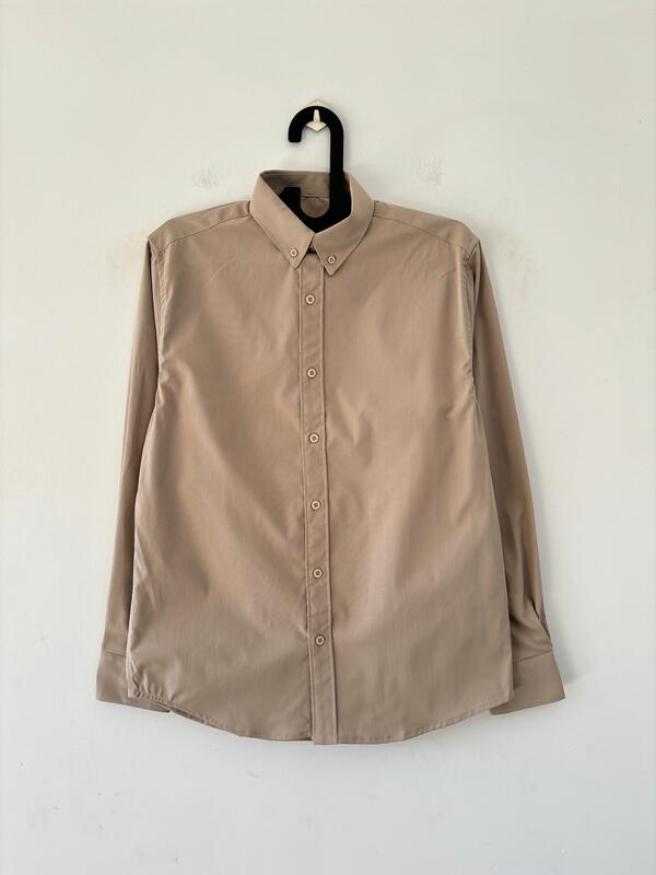 Sand beige Imp-plain shirt
