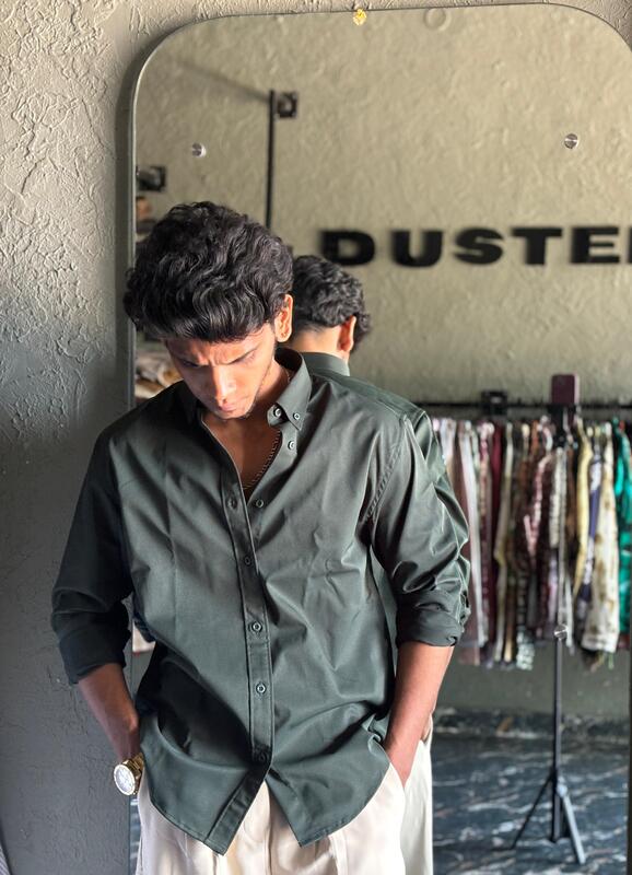 Forest green Imp-plain shirt