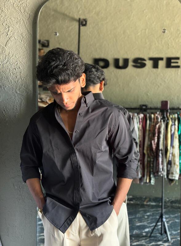 Onyx black Imp-plain shirt