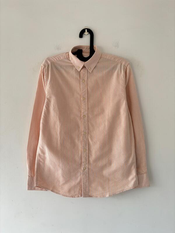 Orange oldmoney stripes shirt