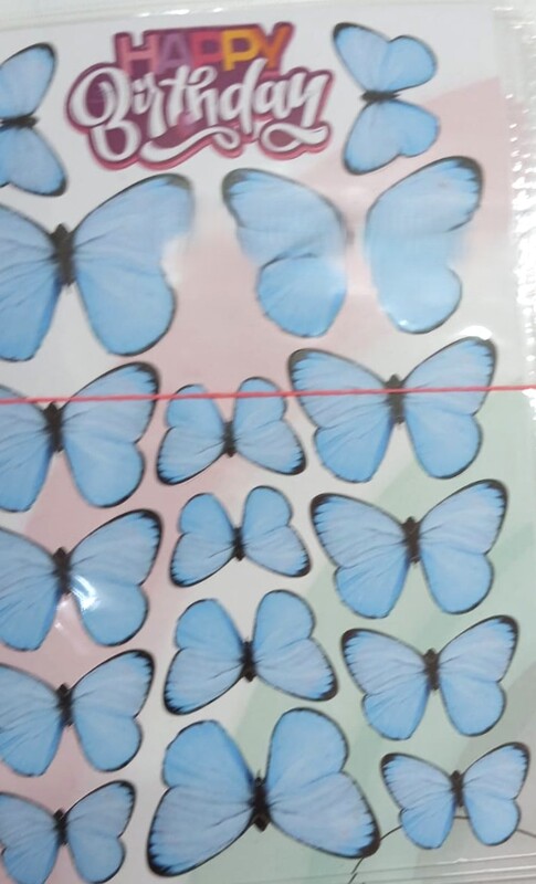 butterfly Theme  topper 03