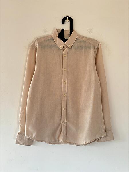 Soft beige linen shirt