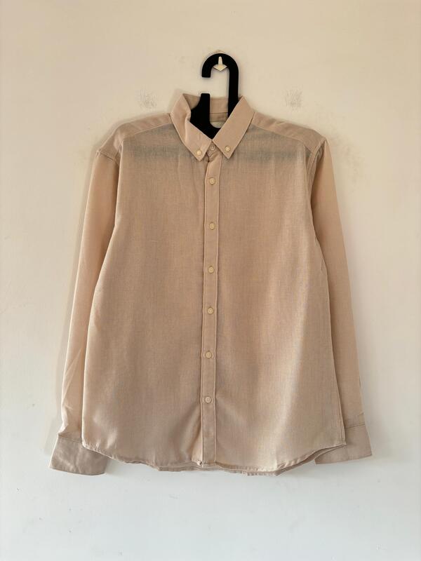 Soft beige linen shirt