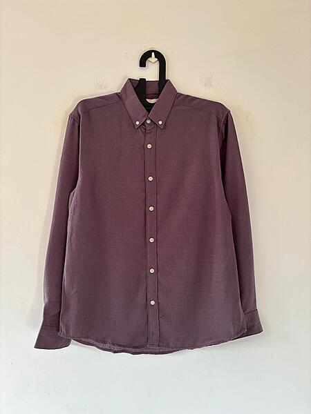 Lavender linen shirt