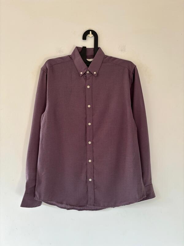 Lavender linen shirt