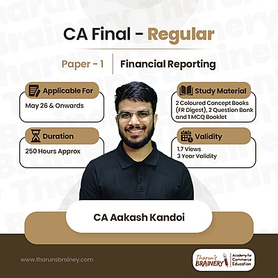 CA Final β Financial Reporting (Full English) | Regular Batch