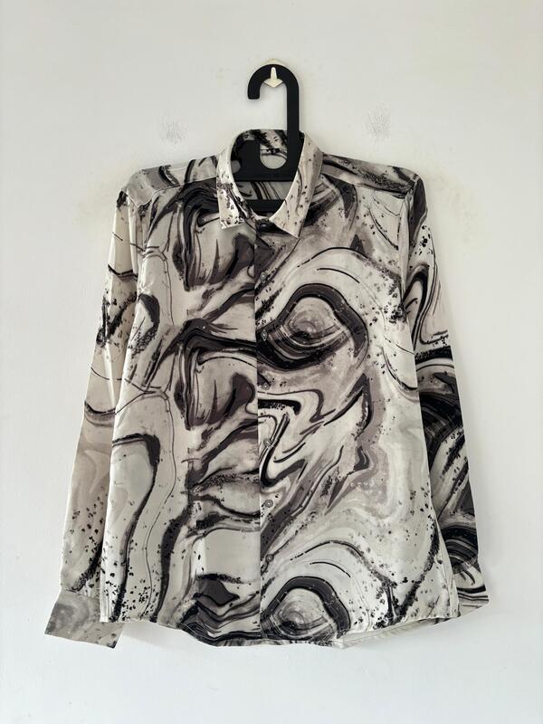 Inkstone Marble viscose shirt