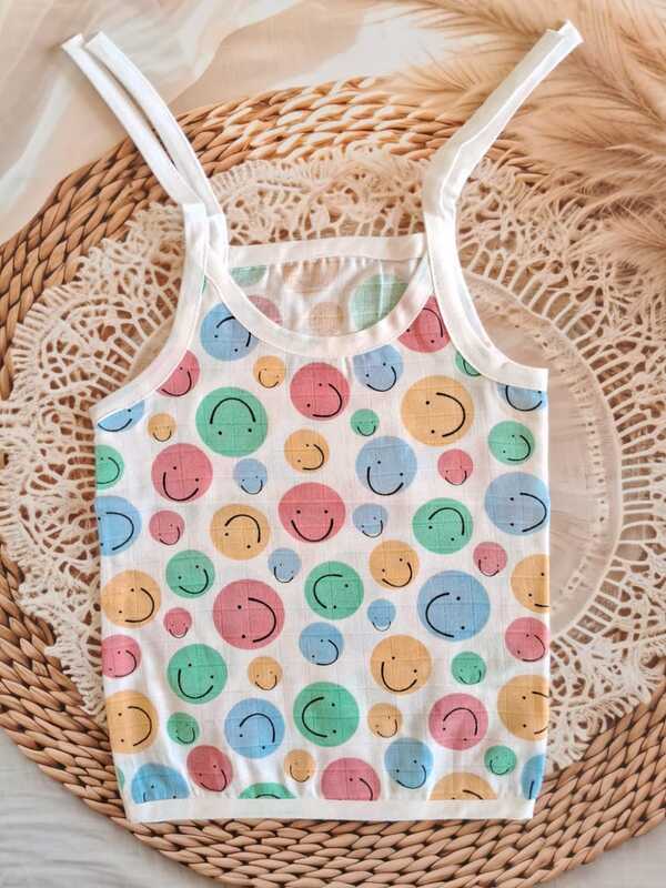 Muslin Knot Jabla- 3-6 months -Smiley