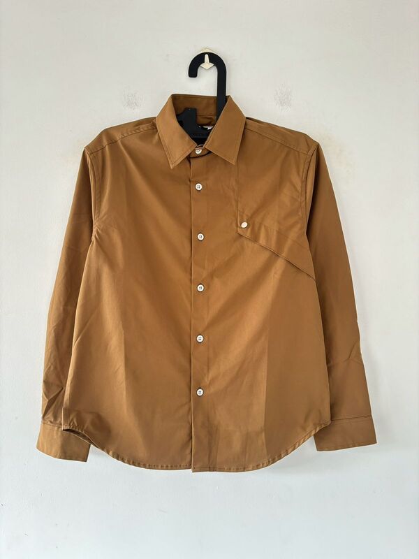 Caramel brown oversized shirt