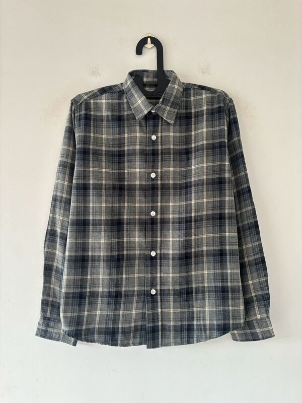 Slate blue flannels