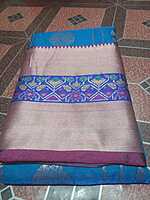 Pattu Saree with Blue Colour