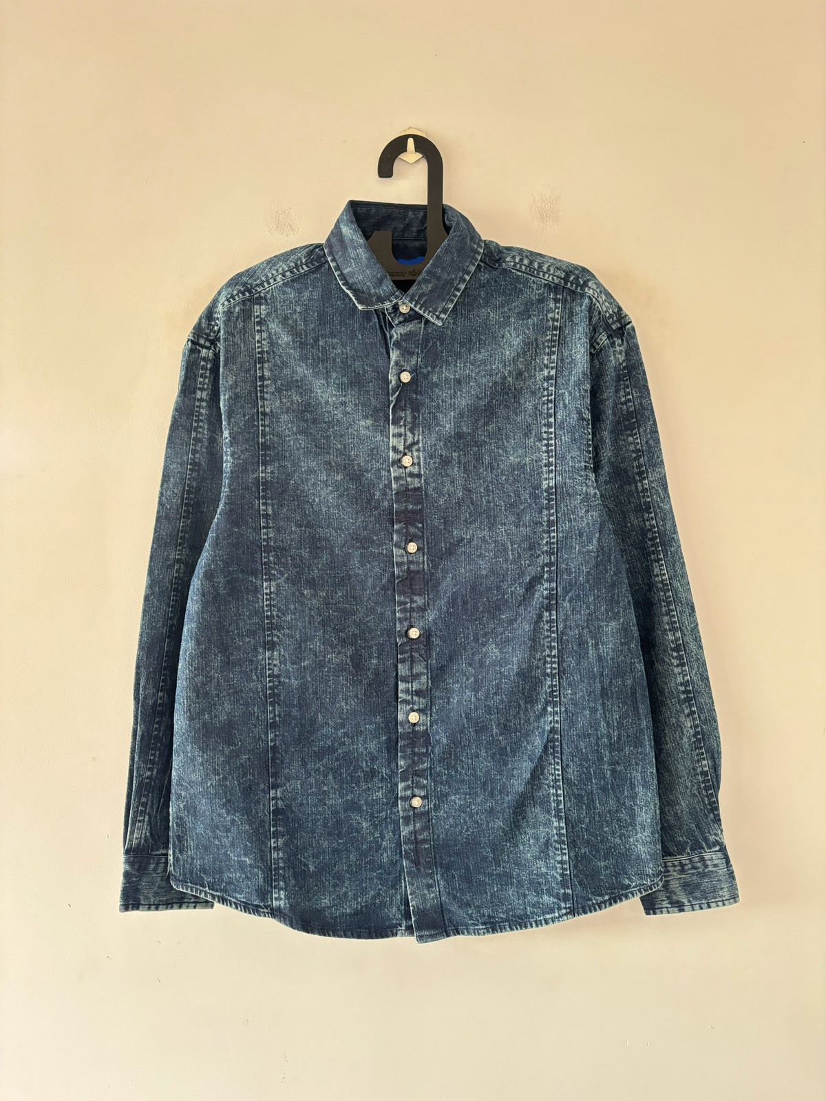 Slate indigo denim shirt