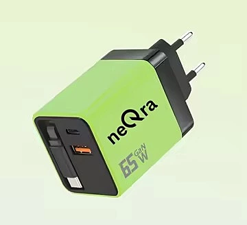 neQra 65W Superfast GAN Charger