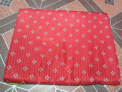 Dola Silk Saree Red Colour With Green Border