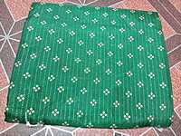 Dola Silk Saree Green Colour With Red Border