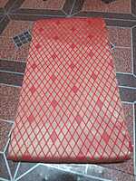 Pattu Saree Red Colour With Silver Border