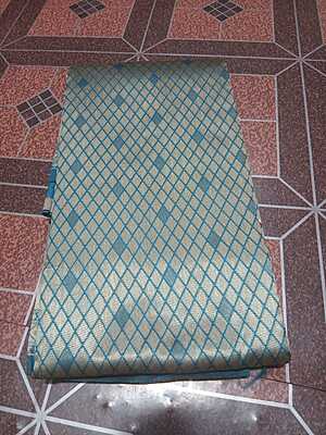 Pattu Saree Blue Colour With Silver Border