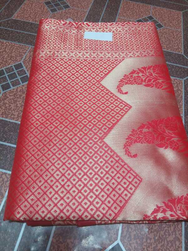 Pattu Saree Pink Colour With Silver Border