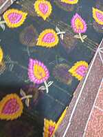 Georgette Two Sarees Yellow Colour and Blue Colour Combo