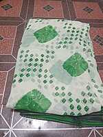Georgette Saree Green Colour With Buttas Pattern