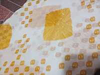 Georgette Saree Yellow Colour With Buttas Pattern