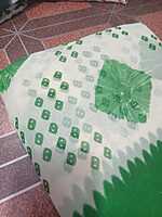 Georgette Saree Green Colour With Buttas Pattern