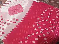 Georgette Saree Pink Colour With Buttas Pattern
