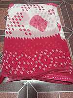 Georgette Saree Pink Colour With Buttas Pattern