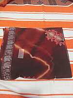 Muruga Print Siroski Stone Saree Purple Colour