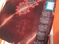 Muruga Print Siroski Stone Saree Purple Colour