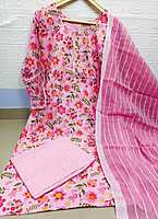 Cotton Three Piece Set Rose