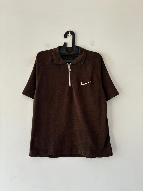 Cocoa Half-zip polo Tee