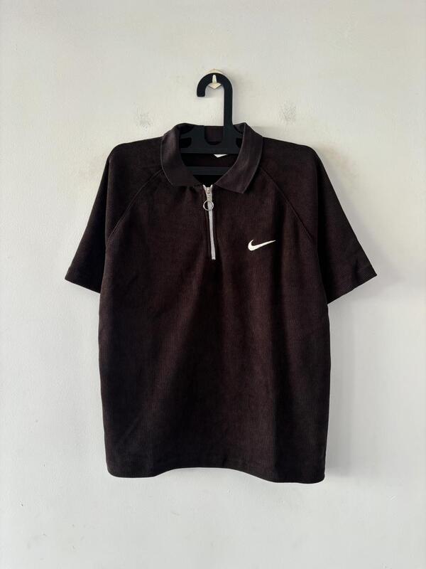 Espresso Half-zip polo Tee