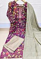 3 Pcs Set Tissue Silk Purple