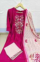 3 Pcs Set Violet Red