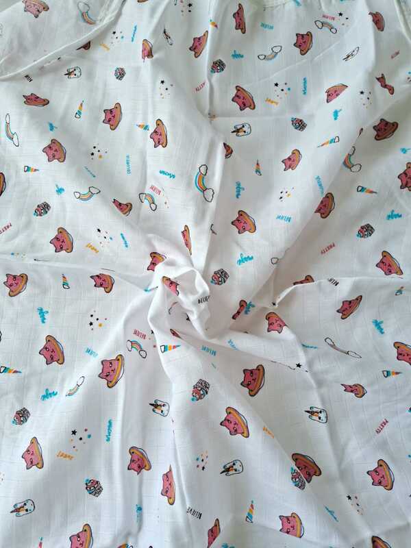 Muslin White bath towels