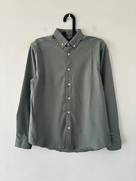 Muted green Imp-plain shirt