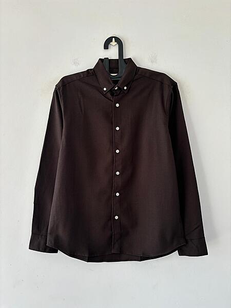 Chocolate brown Imp-plain shirt