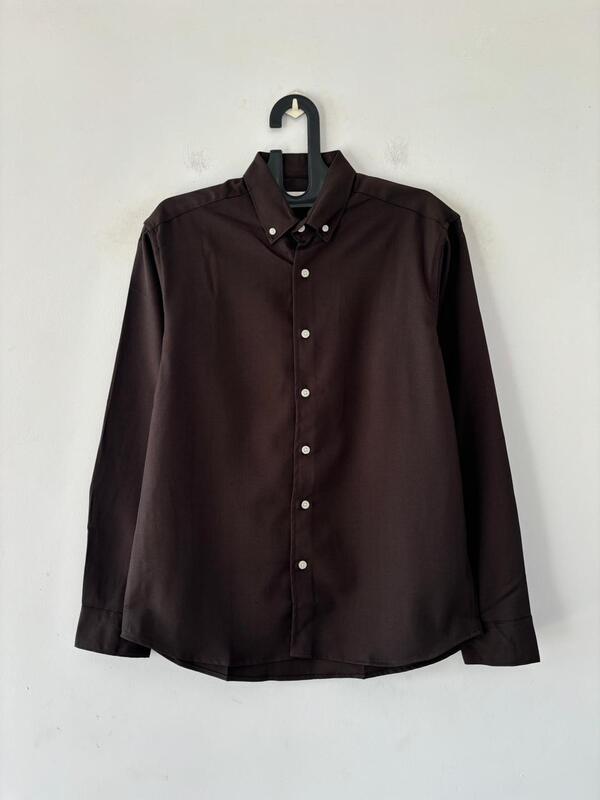 Chocolate brown Imp-plain shirt