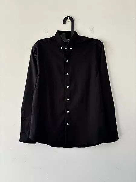 Jet black Imp-plain shirt