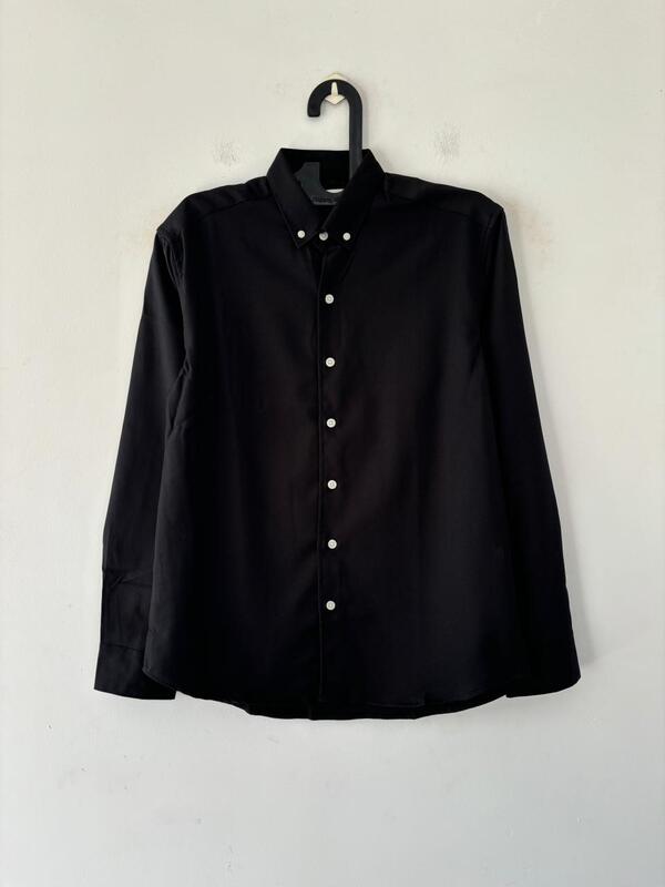 Jet black Imp-plain shirt
